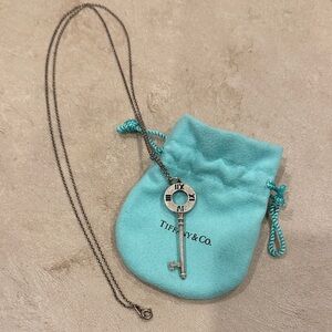 Tiffany & Co. Silver Key Pendant (authentic)